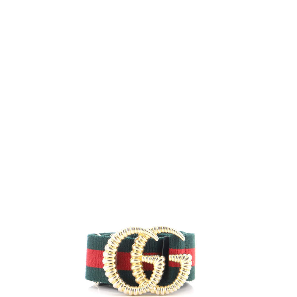 Gucci Wide GG Torchon Web Belt
